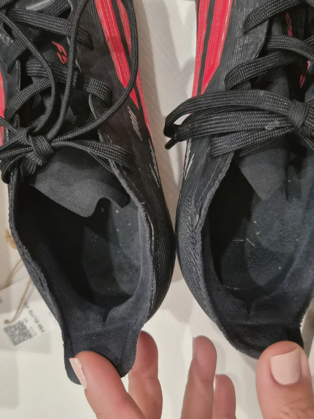 Adidas Women’s Black & Red Soccer Cleats - F50 Elite FG